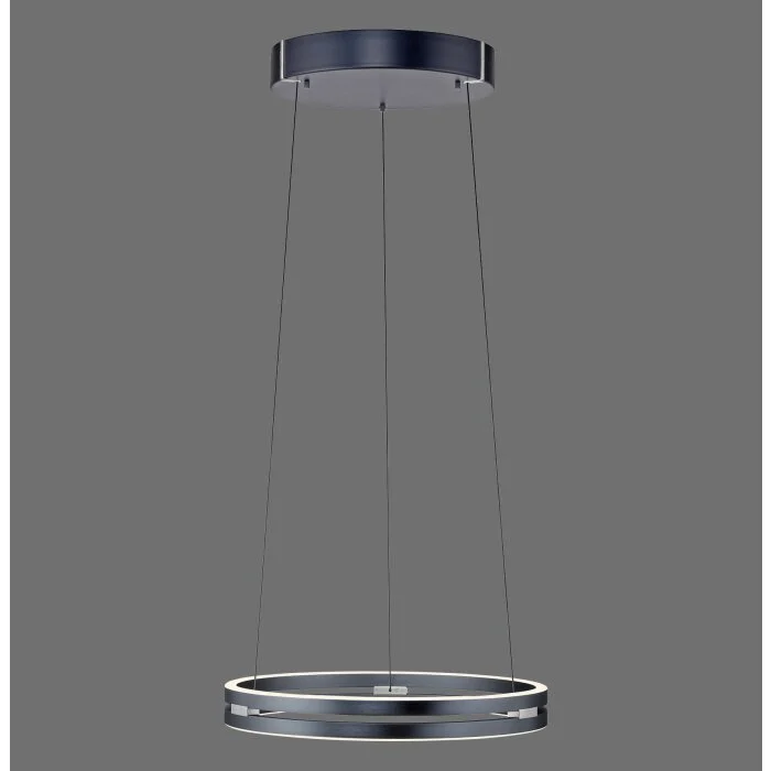 Lámparas Paul Neuhaus E-Loop Lámparas colgantes LED Gris, 2 luces, Mando a distancia