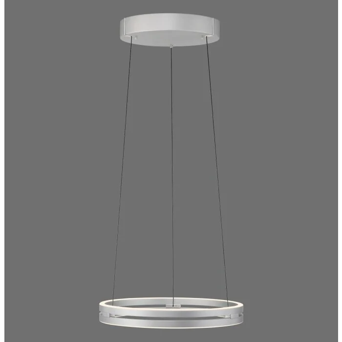 Lámparas Paul Neuhaus E-Loop Lámparas colgantes LED Plata, 2 luces, Mando a distancia