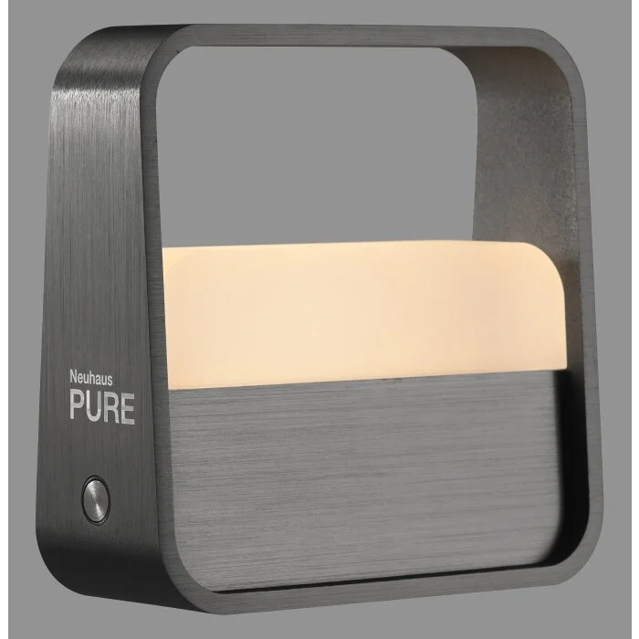 Lámparas Paul Neuhaus Go Lámparas de mesa LED Gris, 1 luz
