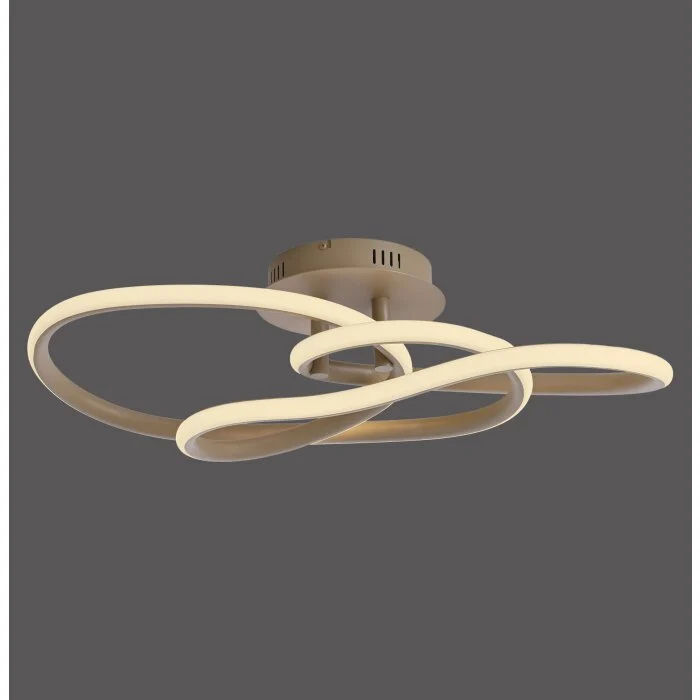 Lámparas Paul Neuhaus TWIST Plafones LED Color arena, 1 luz