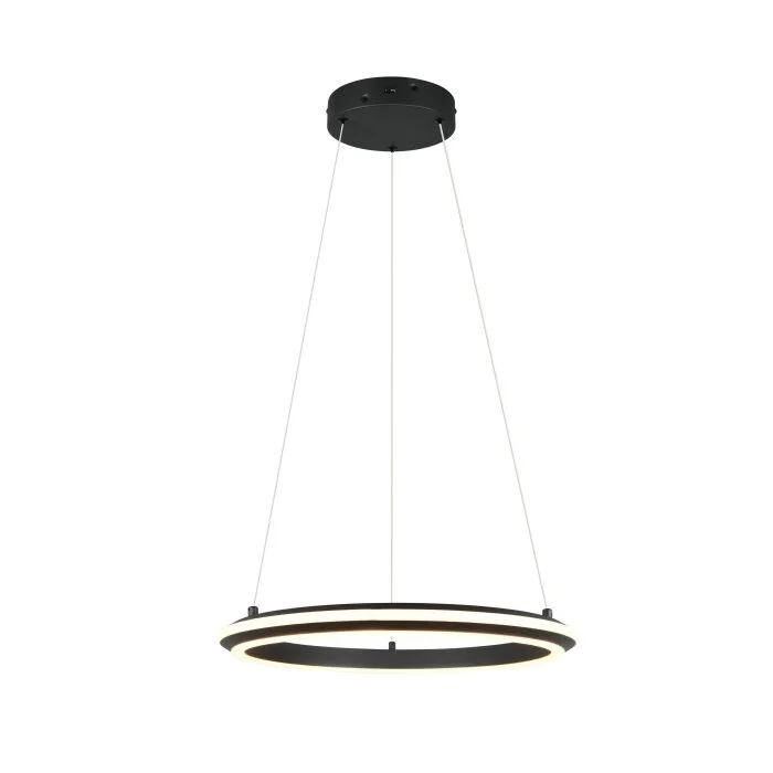 Lámparas Trio Amador Lámparas colgantes LED Negro, 1 luz