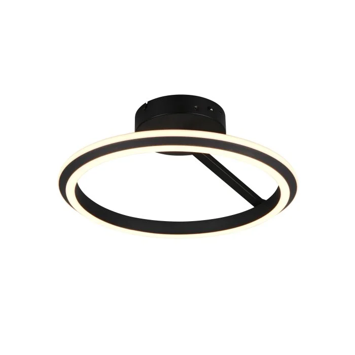 Lámparas Trio Amador Plafones LED Negro, 1 luz