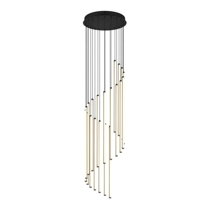 Lámparas Trio Baxter Lámparas colgantes LED Negro, 1 luz