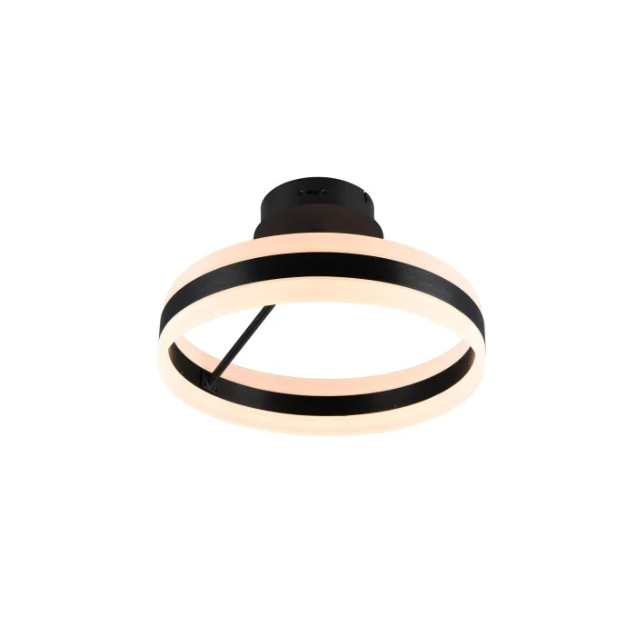 Lámparas Trio Dios Plafones LED Negro, 1 luz
