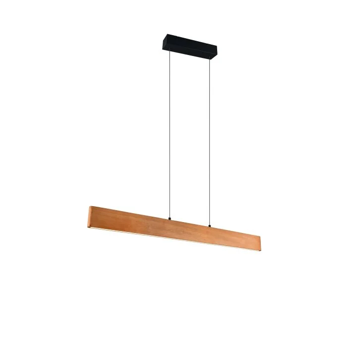 Lámparas Trio Edgewood Lámparas colgantes LED Madera clara, 1 luz