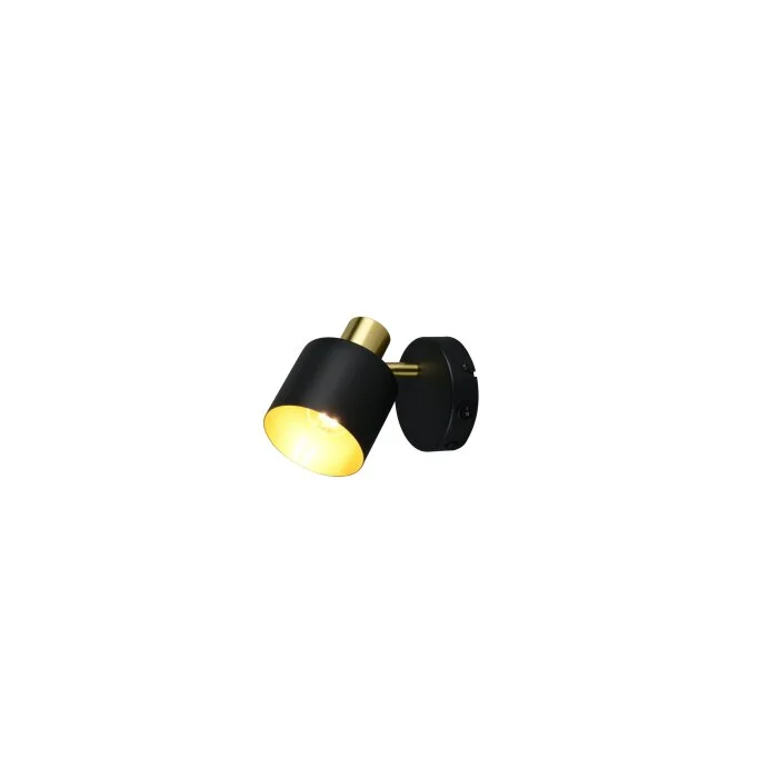 Lámparas Trio Eva Spot techo Negro-dorado, 1 luz