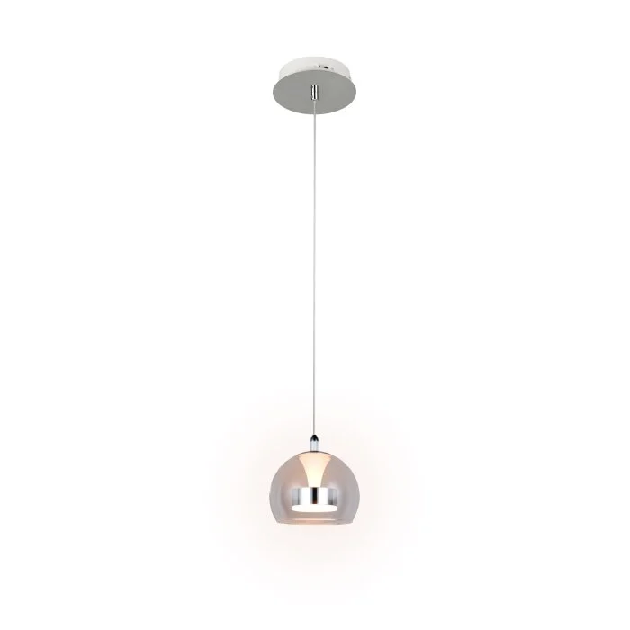 Lámparas Trio Flynt Lámparas colgantes LED Cromo, 1 luz