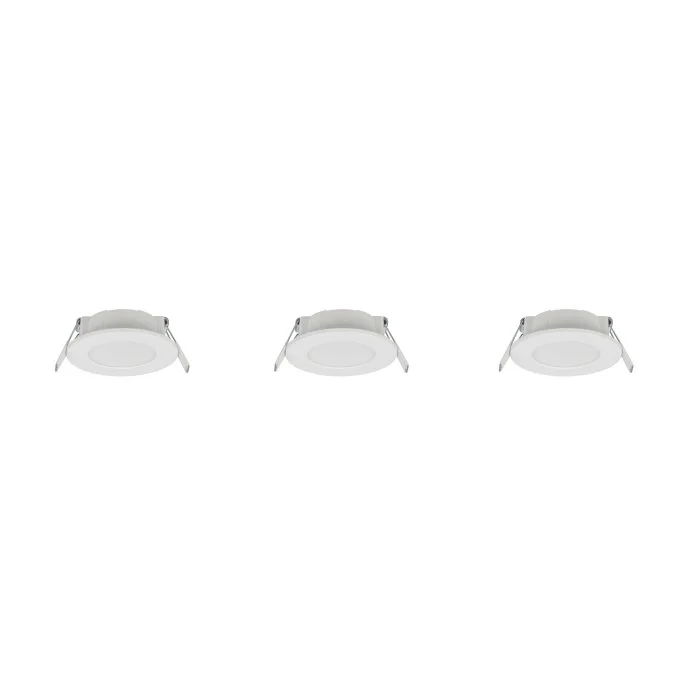 Lámparas Trio Himal Empotrables LED Blanca, 3 luces