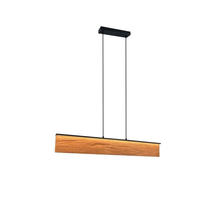 Lámparas Trio Kalea Lámparas colgantes LED Madera clara, 1 luz