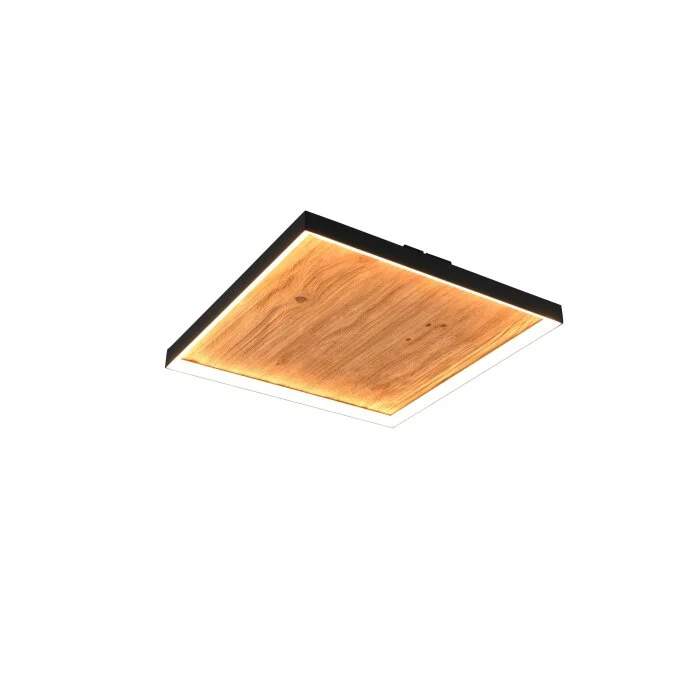 Lámparas Trio Kalea Plafones LED Madera clara, 1 luz
