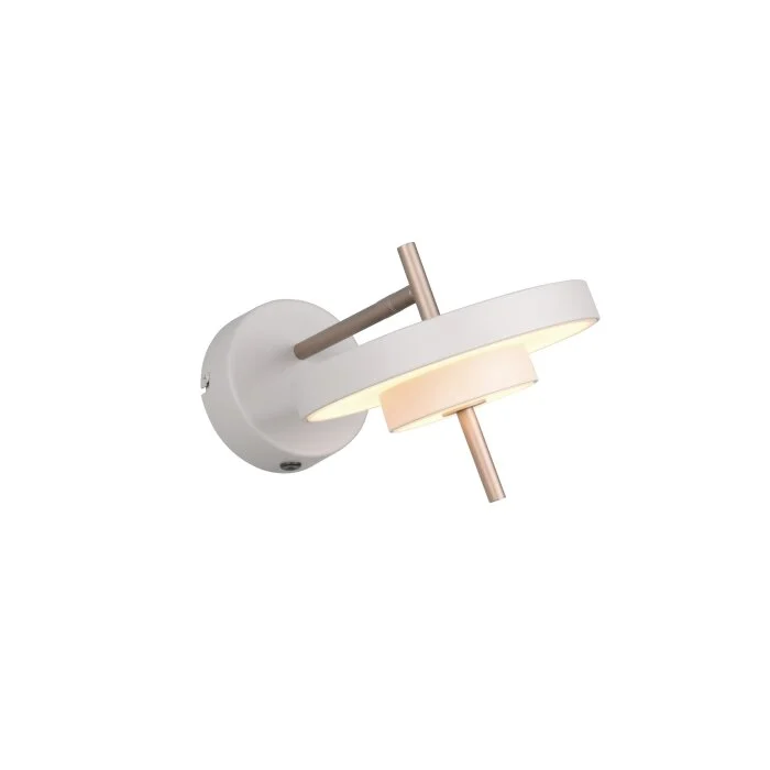 Lámparas Trio KEATON Apliques LED Gris, 1 luz