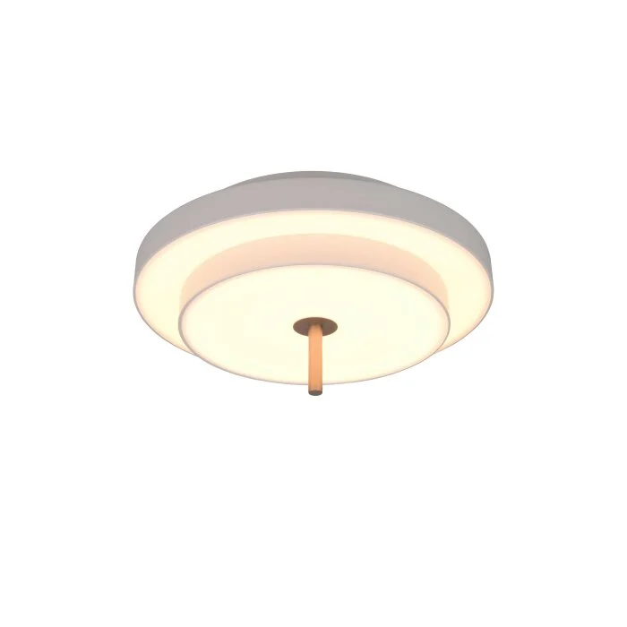 Lámparas Trio KEATON Plafones LED Gris, 1 luz