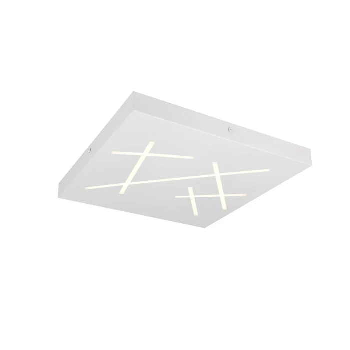Lámparas Trio Snip Plafones LED Blanca, 1 luz, Mando a distancia