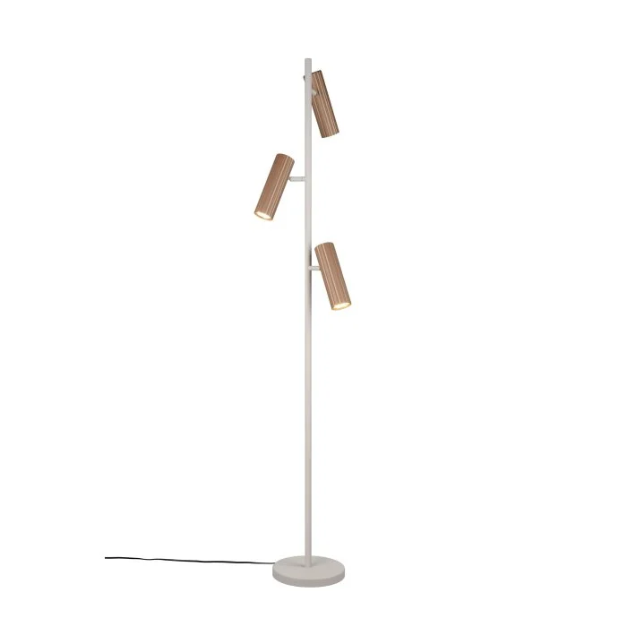Lámparas Trio Soka Lámpara de pie Marrón, 3 luces