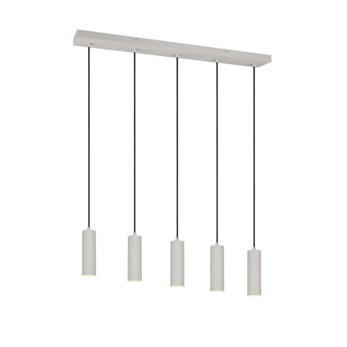 Lámparas Trio Soka Lámparas colgantes Gris, 5 luces