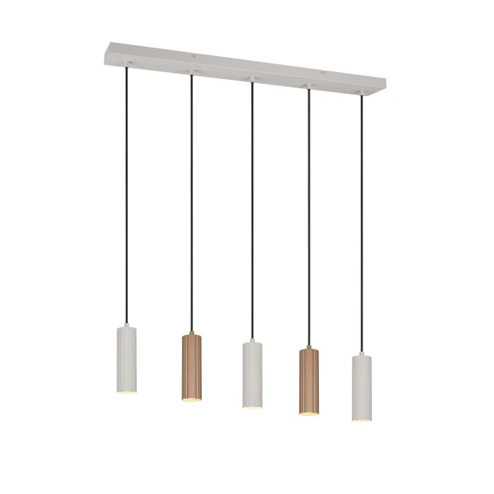 Lámparas Trio Soka Lámparas colgantes Marrón, 5 luces