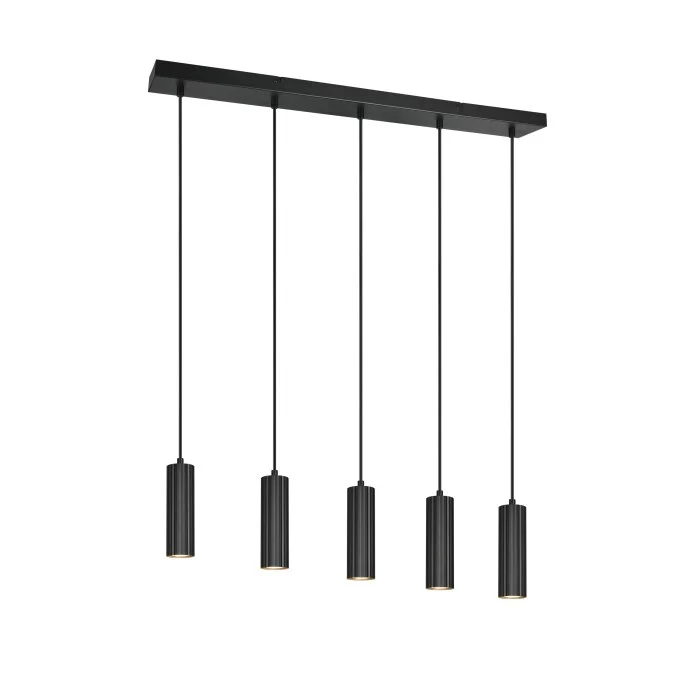Lámparas Trio Soka Lámparas colgantes Negro, 5 luces