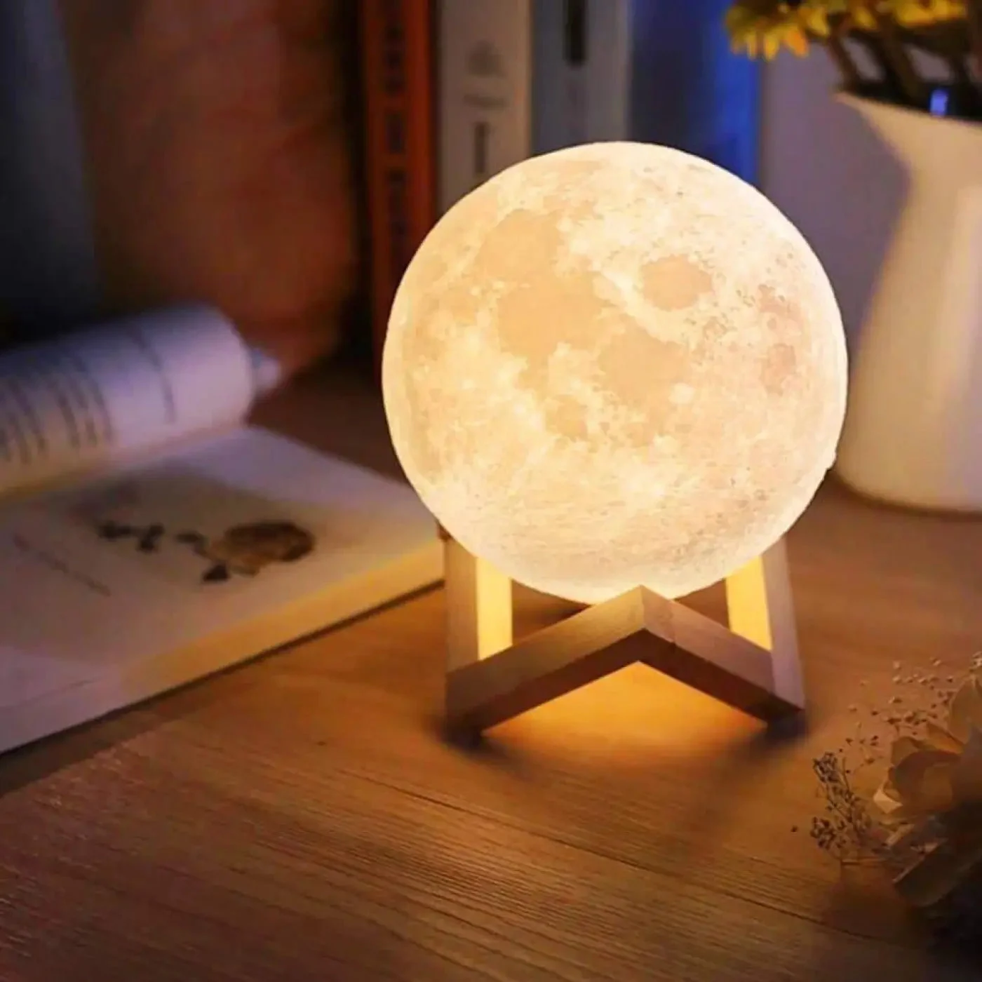 Lámpara de mesilla de noche | LUNA