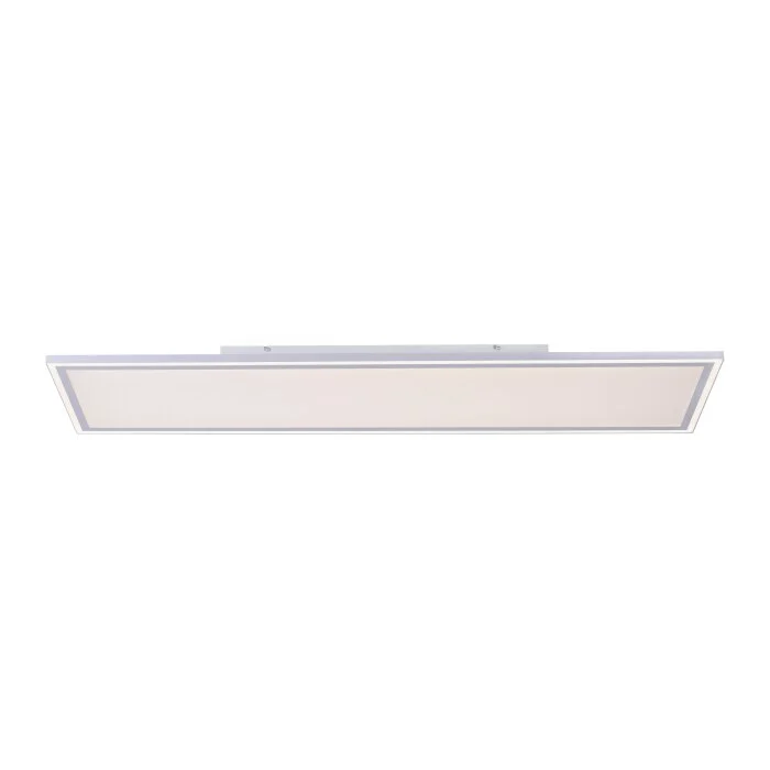 Leuchten Direkt EDGING Lámpara de Techo LED Blanca, 2 luces, Mando a distancia