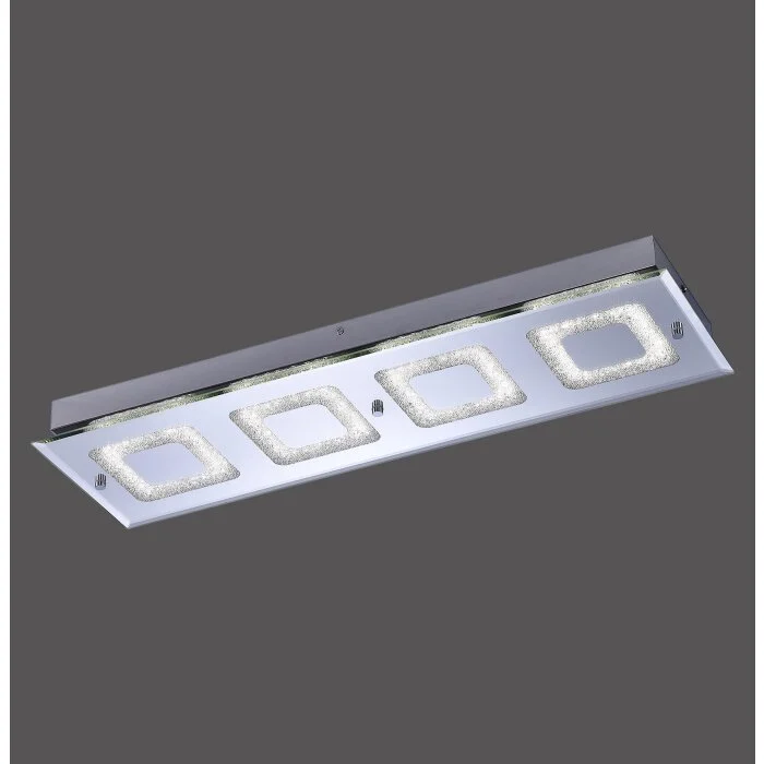 Leuchten Direkt LISA Lámpara de Techo LED Cromo, 4 luces
