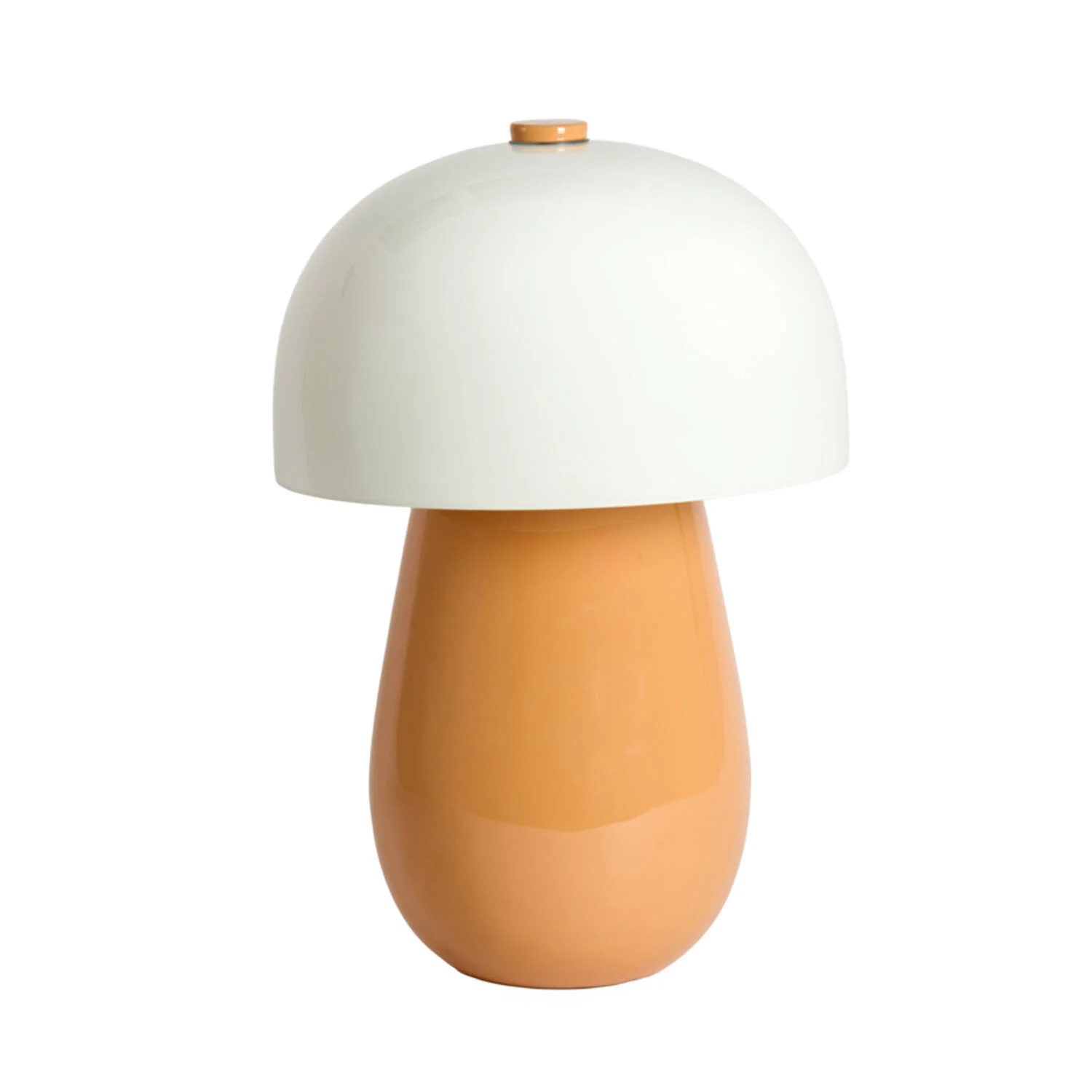 Lámpara mesa naranja metal Light & Living LINOR