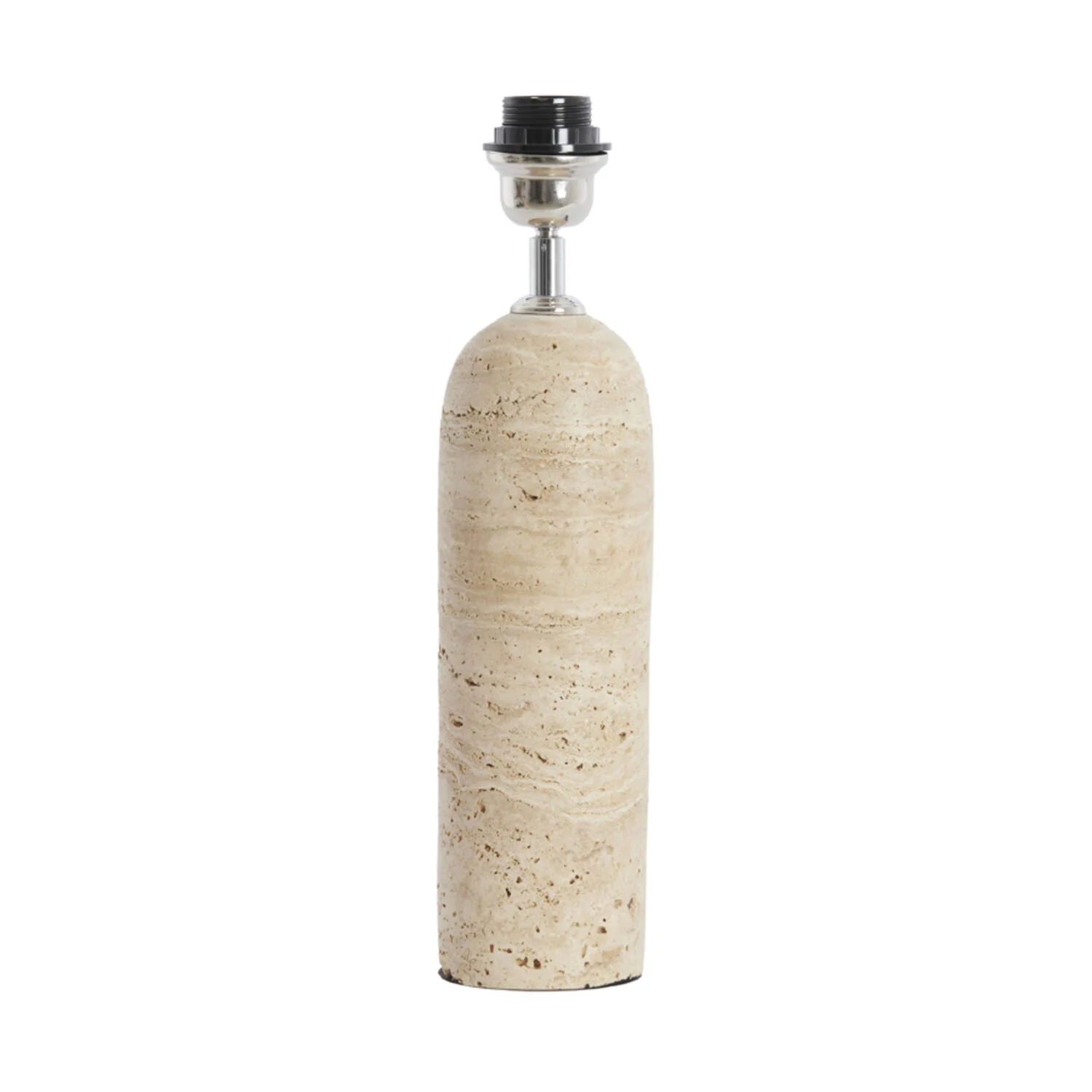 Lámpara de mesa base travertino arena pieza destacada Light & Living Malakai