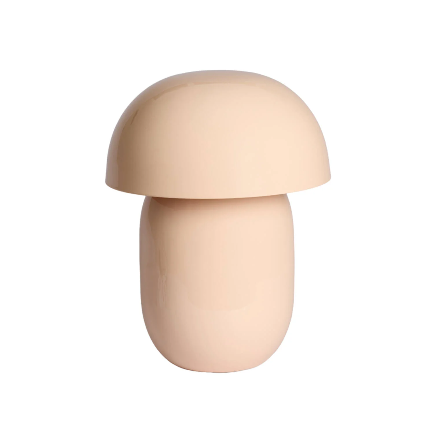 Lámpara de mesa rosa metálica Light & Living RIVEN