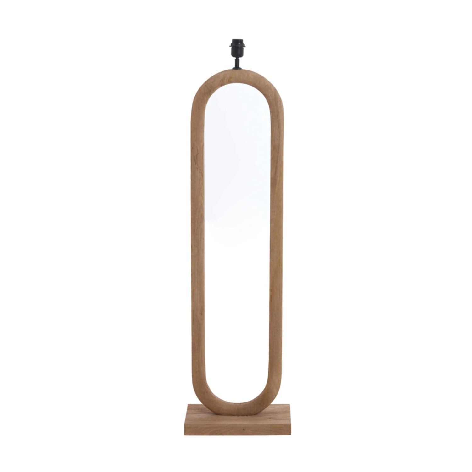 Soporte de lámpara de madera ovalado Light & Living Paceco