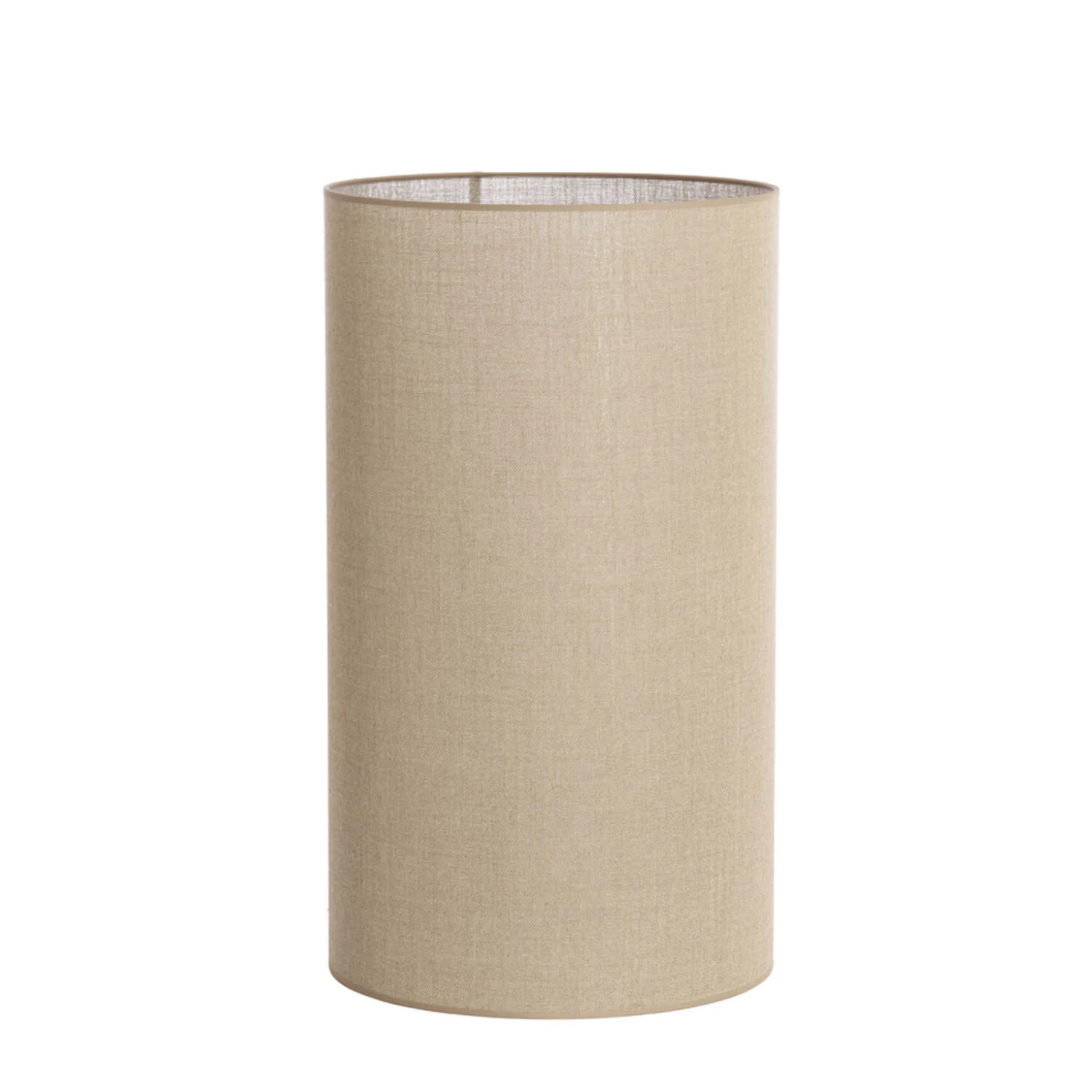 Pantalla cilíndrica alta textil beige Light & Living CADEN