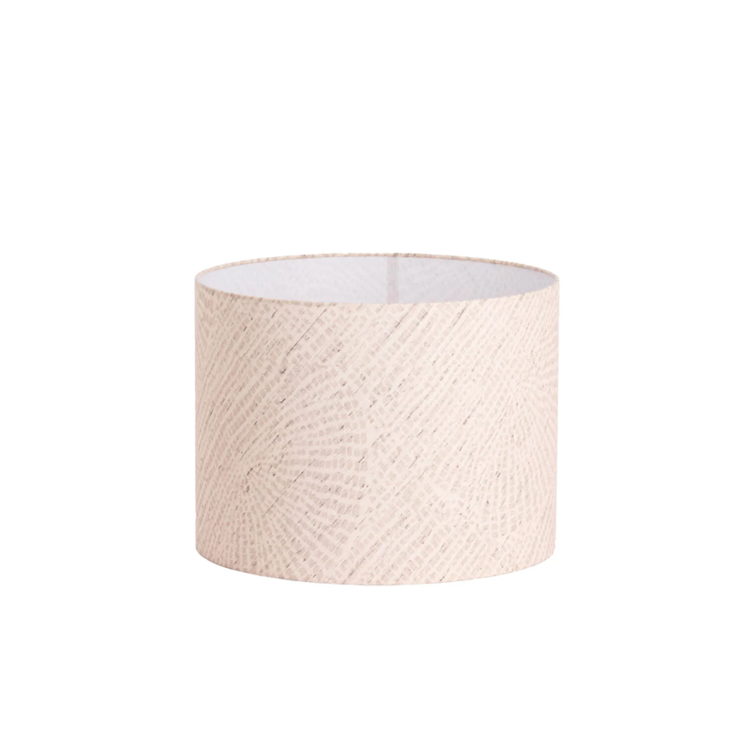 Pantalla cilíndrica beige textil clásica y serena Light & Living Stone