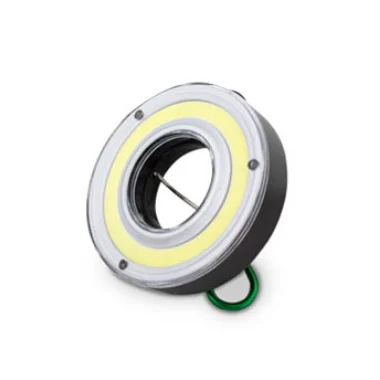 Linterna LED Circular con Gancho IP44 (Pilas AAA Incluidas)