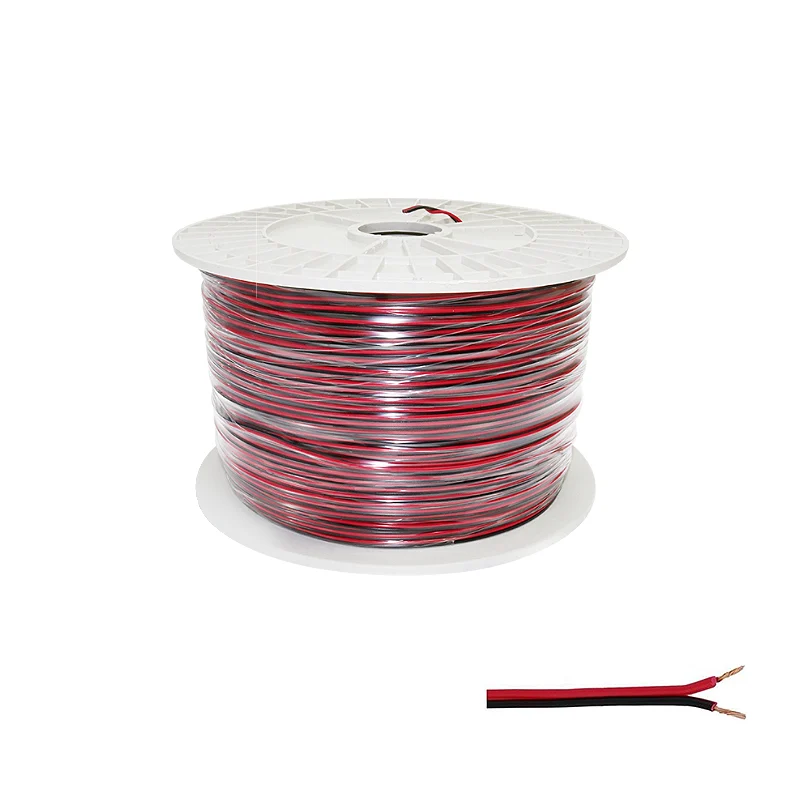 Cable Eléctrico Plano 2×0.5mm² para Tiras LED Monocolor – 500 metros