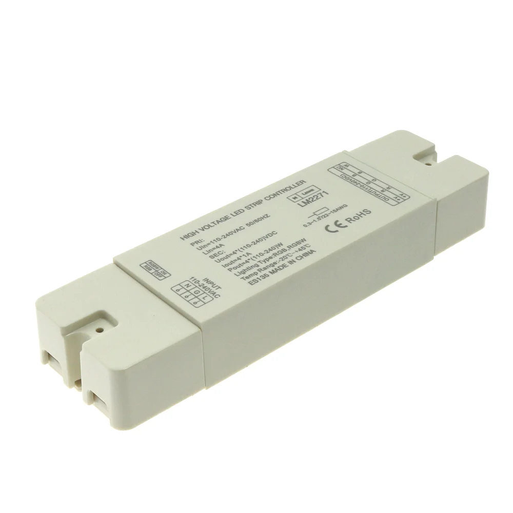 Receptor Para Tiras Led RGBW RF 220V