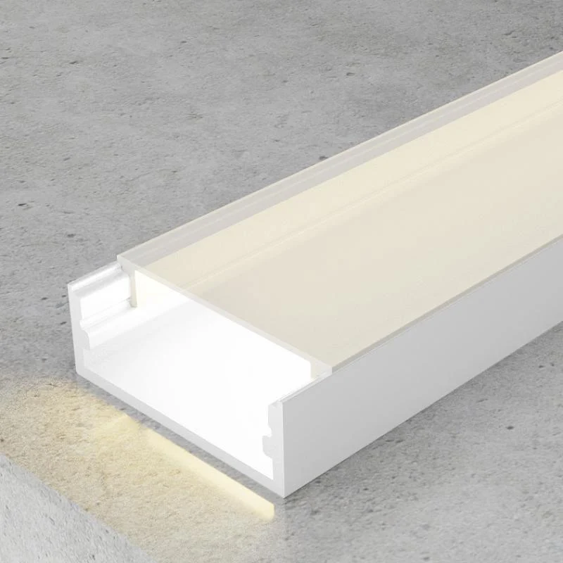 Perfil Aluminio de Superficie Minim Lacado Blanco 12/24V/220V 2 metros