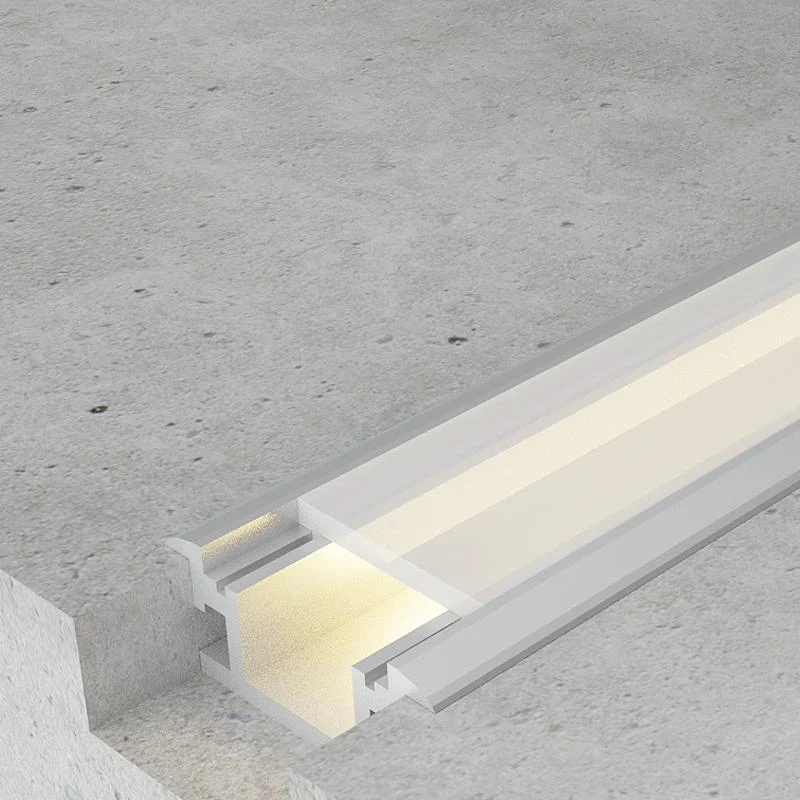 Perfil Aluminio Fat con Alas para Suelo 12V/24V 2 metros