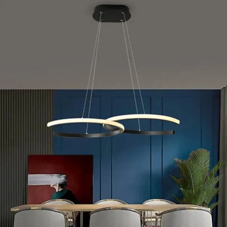 Lampara led modernas colgantes diseño creativo para comedor
