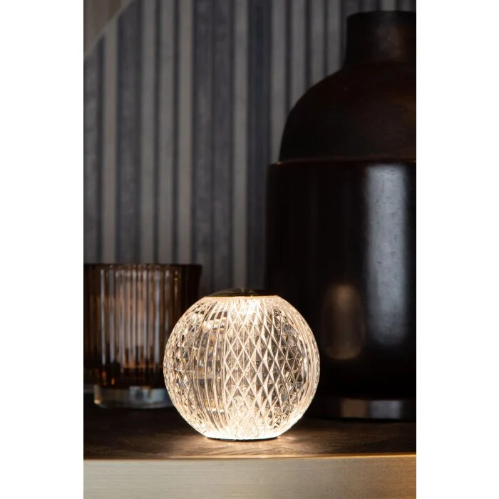 Lucide CINTRA Lámpara de mesa LED Transparente, claro, 1 luz