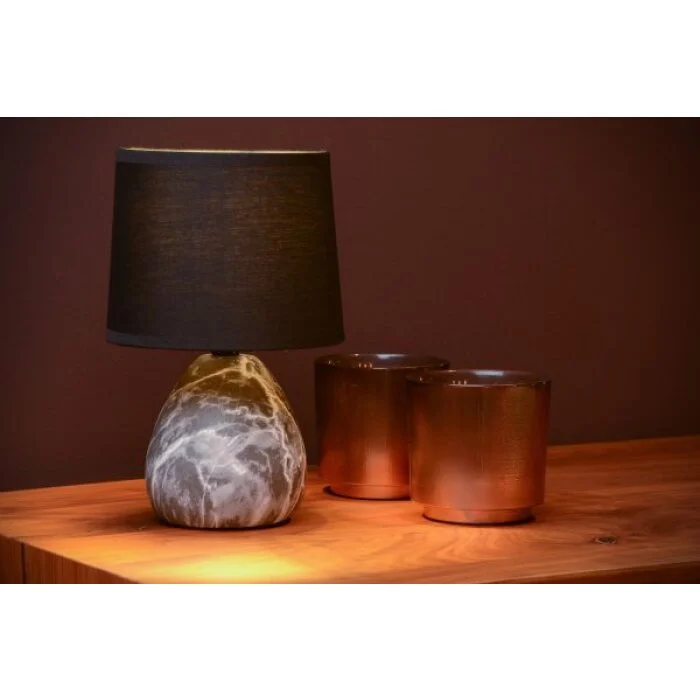 Lucide MARMO Lámpara de mesa Aspecto marmol, 1 luz