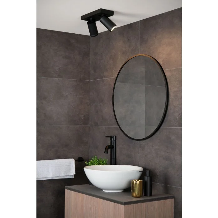 Lucide TAYLOR Lámpara de Techo LED Negro, 2 luces
