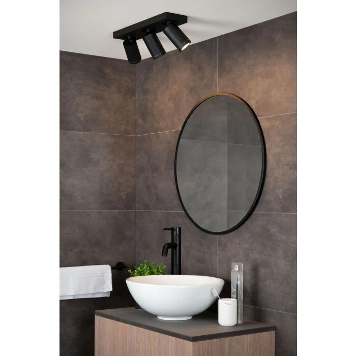 Lucide TAYLOR Lámpara de Techo LED Negro, 3 luces
