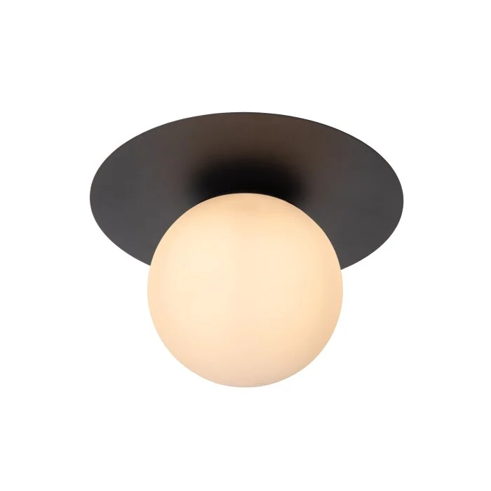Lucide TRICIA Lámpara de Techo Negro, 1 luz