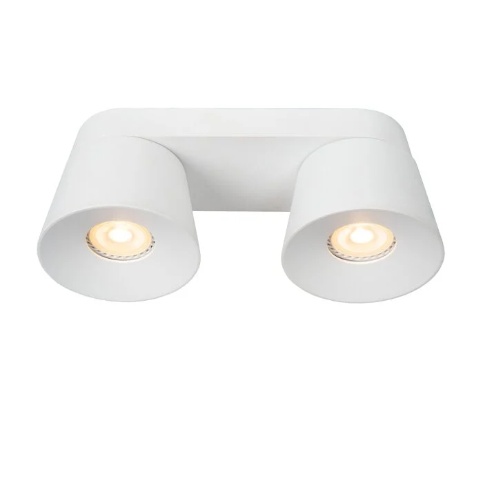 Lucide TRIGONO Lámpara de Techo Blanca, 2 luces