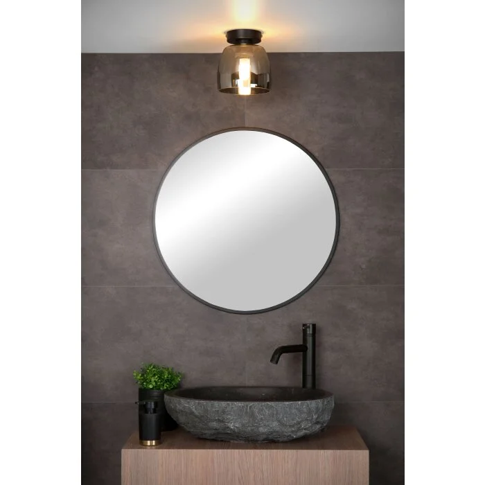 Lucide TYLER Lámpara de Techo Negro, 1 luz