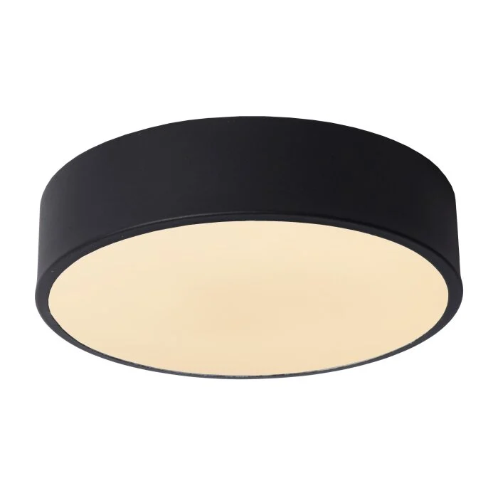 Lucide UNAR Lámpara de Techo LED Negro, 1 luz