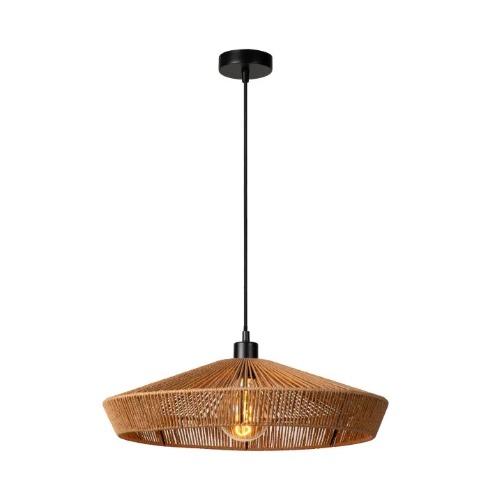 Lucide YUNKAI Lámpara Colgante Negro, 1 luz