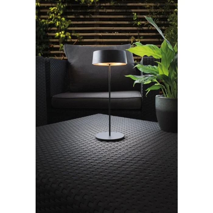 Lutec COCKTAIL Lámpara de mesa LED Negro, 1 luz