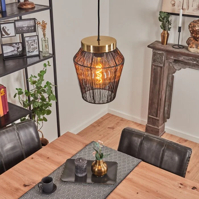 Madancos Lámpara Colgante Negro, 1 luz