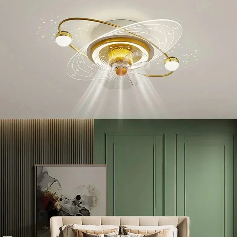 Luz de techo con ventilador para dormitorio