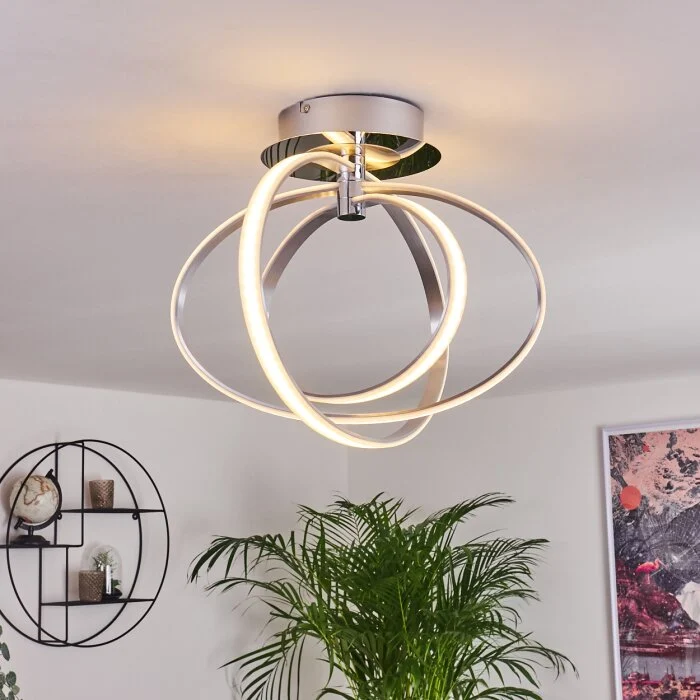 Maluma Lámpara de Techo Cromo, 1 luz