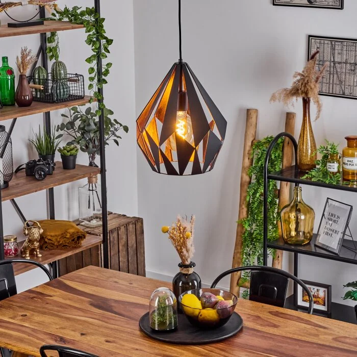 Marang Lámpara Colgante Negro, 1 luz